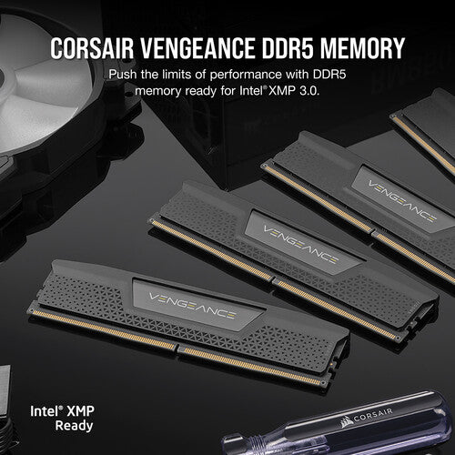 Corsair Desktop RAM VENGEANCE 64GB (2x32GB) DDR5  6400MHz Memory Kit Black Corsair Desktop RAM VENGEANCE 64GB (2x32GB) DDR5  6400MHz Memory Kit Black